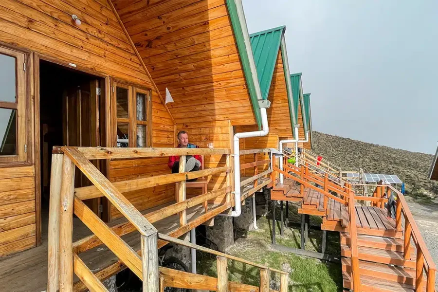 Marangu root - picture of accommodation hats