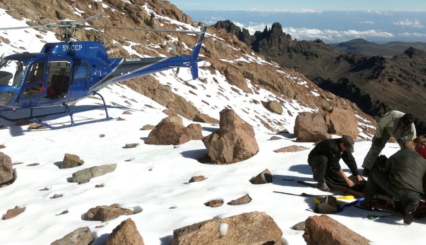 Kilimanjaro helicopter rescue