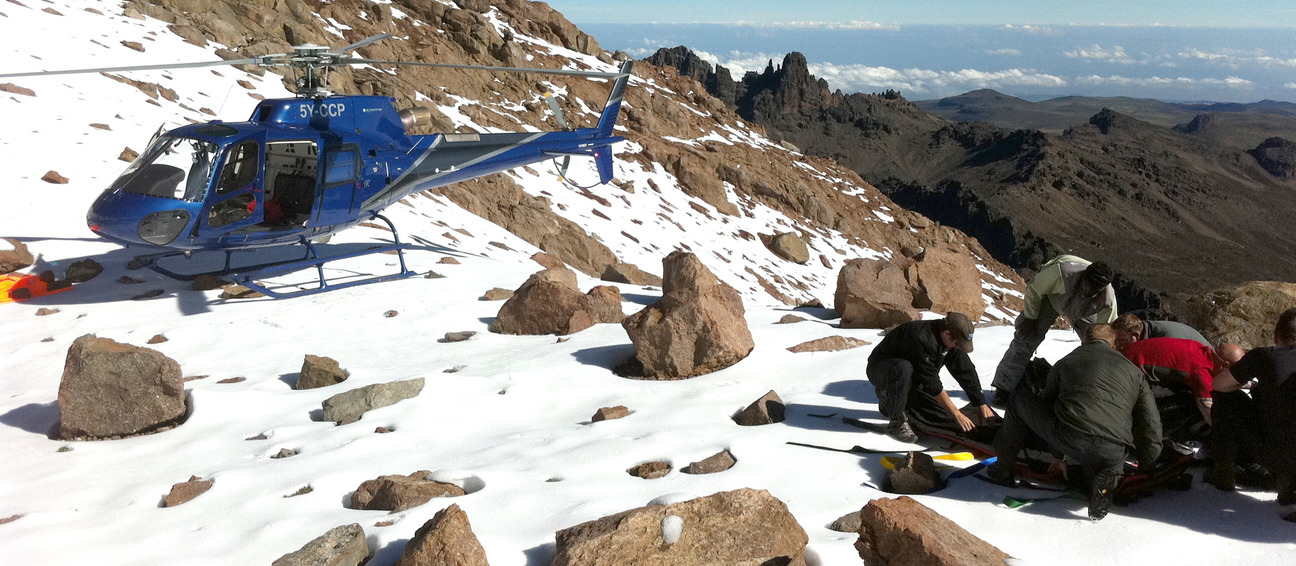 Kilimanjaro helicopter rescue